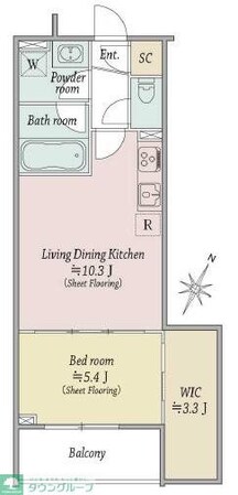 MOCXION扇の物件間取画像